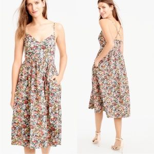 J Crew floral Liberty print dress
